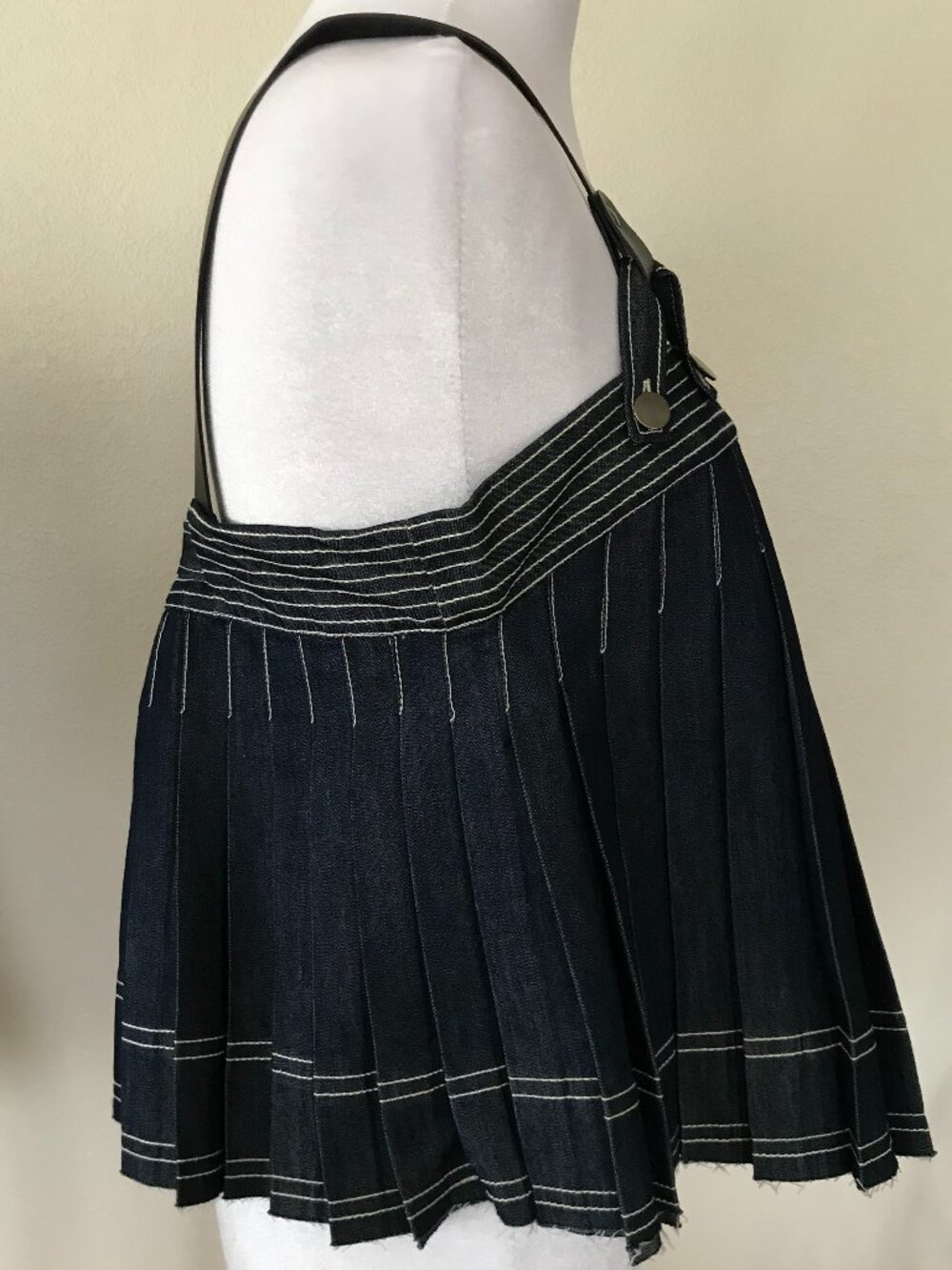 Pilcro by Anthropologie Sleeveless Harness Denim Blouse - Size S - Picture 6 of 15
